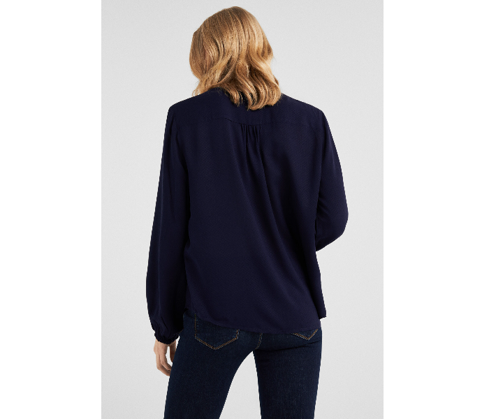 Springfield 679589717 Size 38 Long Sleeve Blouse for Women - Dark Blue - Zoom Image 3