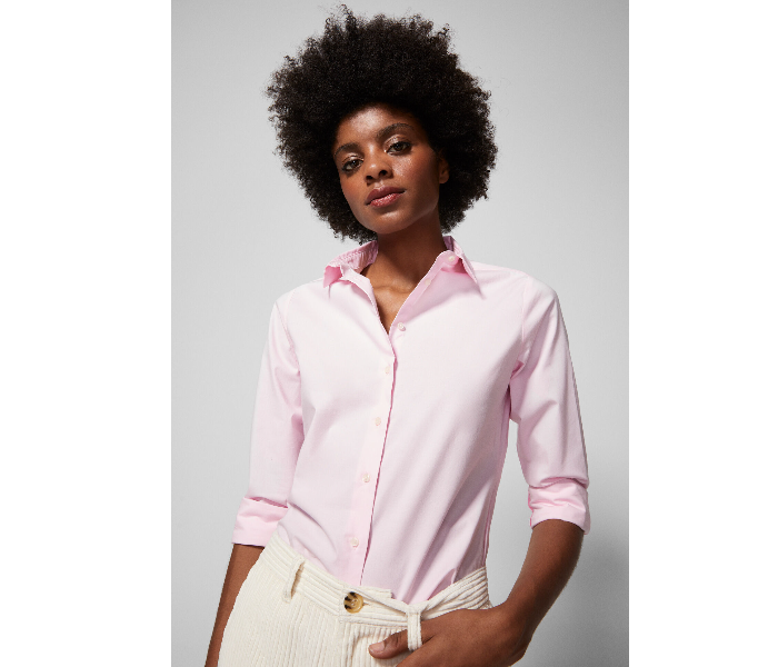 Springfield 679463770 Size 36 Long Sleeve Blouse for Women - Pink - Zoom Image 2