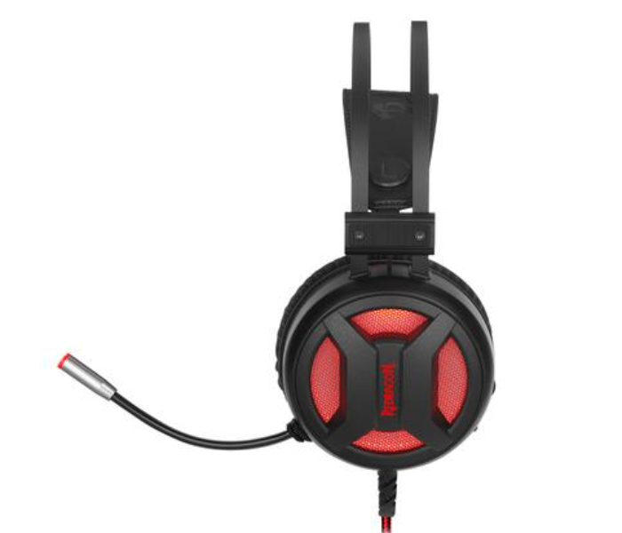 Redragon H210 MINOS Gaming Headset with Microphone - Black and Red - Zoom Image 2