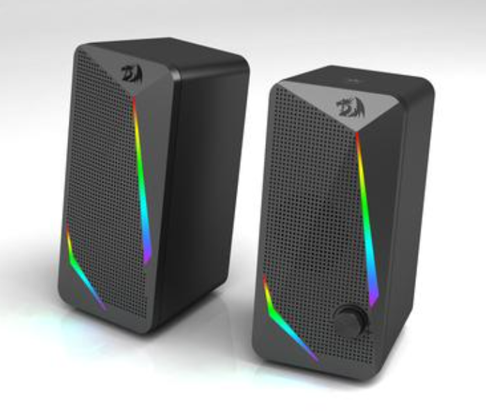 Redragon Waltz GS510 RGB Desktop Gaming Speaker with LED Backlight - Black - Zoom Image 2