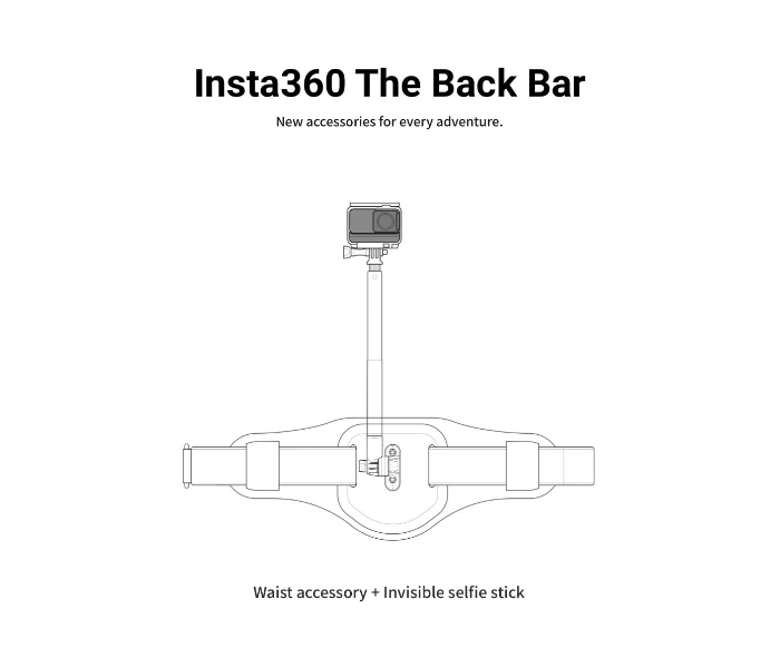 Insta360 One R Back Bar - Black - Zoom Image 2