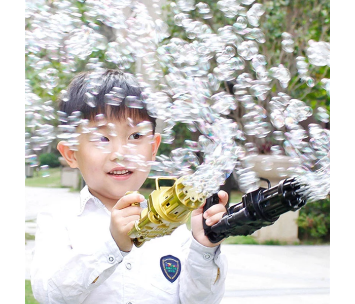 New Kids Gatling Bubble Gun Toys Summer Automatic Soap Water Bubble Machine For Children Toddlers Indoor Outdoor Wedding Bubble - Zoom Image 5