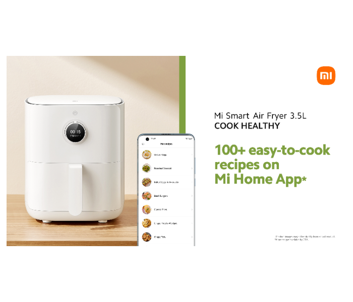 Xiaomi Mi Smart Air Fryer 3.5L - White - Zoom Image 6