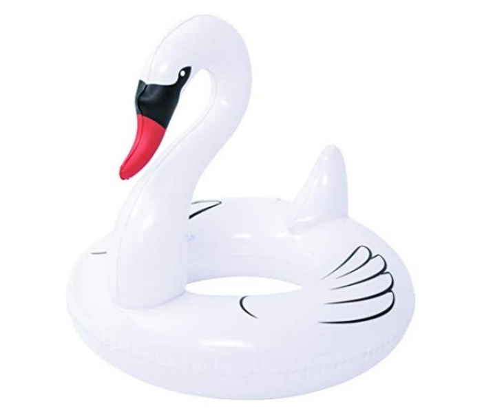 Jilong 37482 Giant Swan Animal Ring - White - Zoom Image