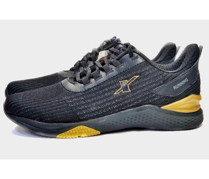 Sparx SM 644 EU 41 Sports Shoes for Men - Black and Gold - Zoom Image