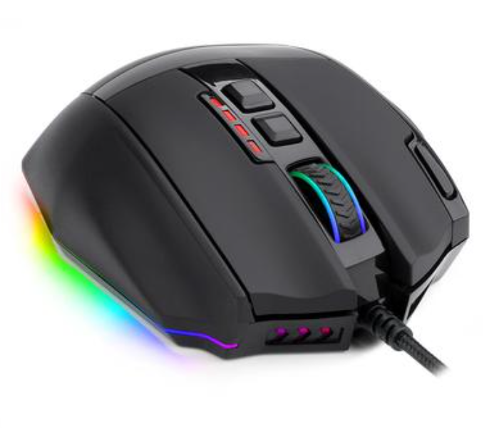 Redragon Sniper M801-RGB Backlit Wired Gaming Mouse - Black - Zoom Image 6