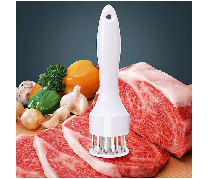 GTC 22000644 Stainless Steel Meat Tenderizer - White - Zoom Image 2