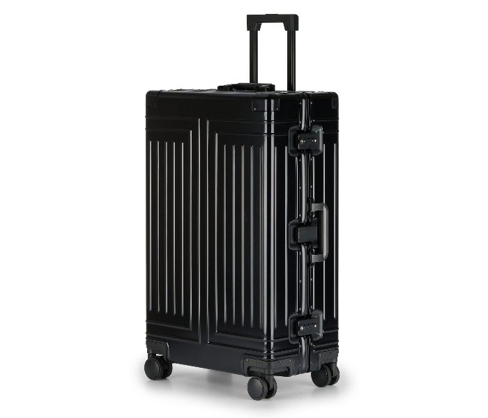 Kenza SV375 29 Inch Magma Superior Aluminium Ultra Light Hardside Expandable Zipperless Luggage Bag with Built-In TSA Lock and Spinner Wheels - Black - Zoom Image 1