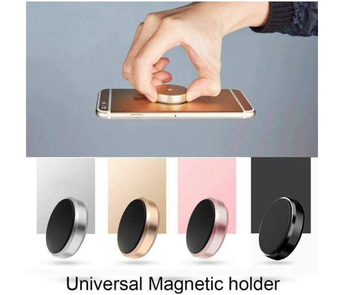 Earldom EH18 Magnetic Sticky Phone Holder Mount Stand -Rose Gold - Zoom Image 2