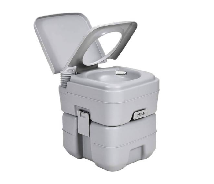 Portable Toilet for Camping and Outdoor Activities - Grey - Zoom Image 1