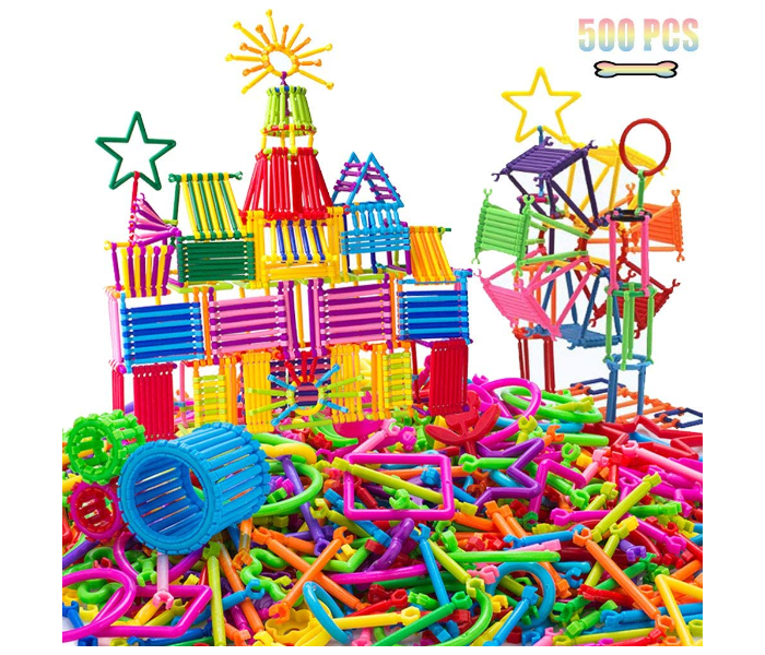 Averylu 120 Pcs Building Toy Building Blocks Bars Different Shape Educational Construction Engineering Set 3d Puzzle Interlocking Creative Connecting Kit A Great Stem Toy Building Construction Toys - Zoom Image 1