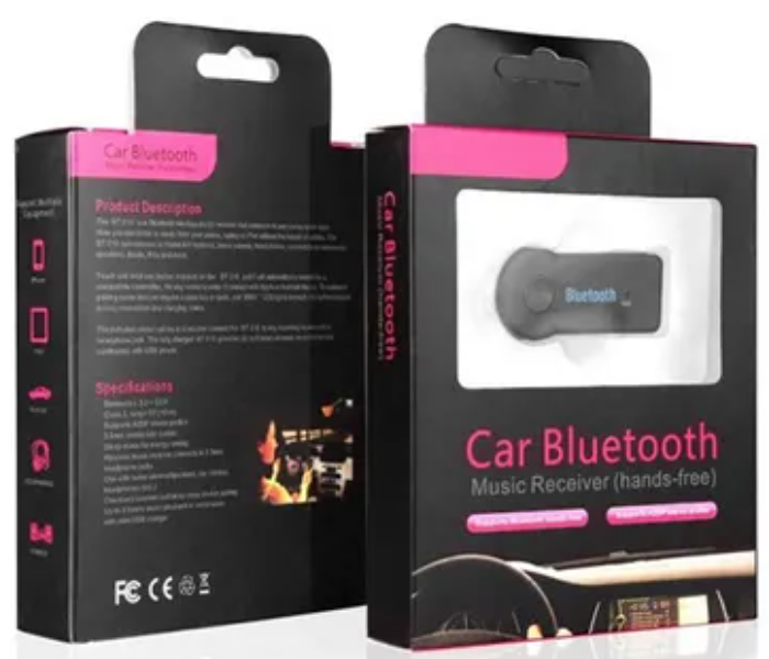 Generic Wireless Bluetooth Music Receiver With 3.5mm Port - Black - Zoom Image 4