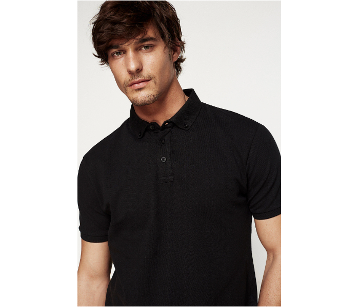 Springfield 146329201 XS Polo Shirt for Men - Black - Zoom Image 2