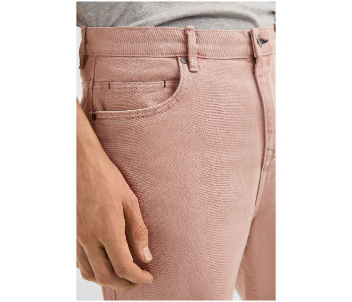 Springfield 039578170 Size 38 5 Pocket Cotton Trouser for Men - Pink - Zoom Image 3