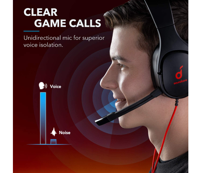 Anker Soundcore Strike 1 Gaming Headset - Black - Zoom Image 4