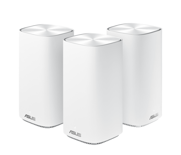 ASUS CD6 Pack of 3 ZenWIFI AC Mini AC1500 Whole Home Mesh system - White - Zoom Image 1