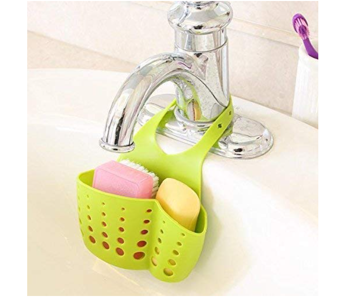 GTC 22000642 2 Pcs Kitchen Sponge Holder Sink Caddy Silicone - Green - Zoom Image 1