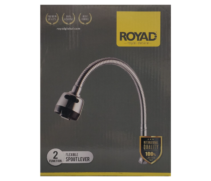 Royad Flexible Spout Lever - Silver - Zoom Image 2