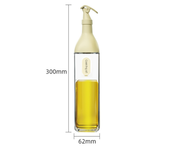 GTC 22000656 Pack of 2 Pcs - 500ml Glass Oil Dispenser Bottle for Kitchen - Zoom Image 3