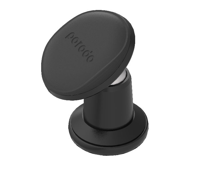 Porodo PD-MM3MDS-BK Mini Magnetic Car Mount Stick-On Holder - Black - Zoom Image 3