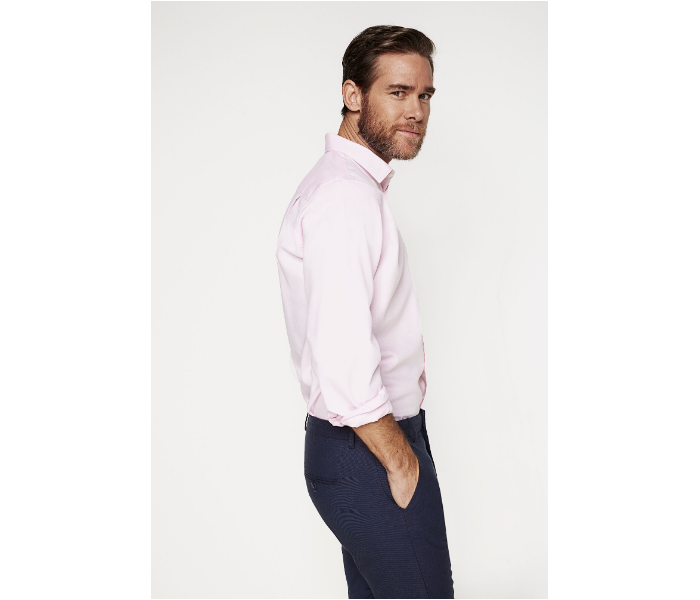 Springfield 151342775 Medium Long Sleeve Stipped Business Shirt for Men - Purple - Zoom Image 2