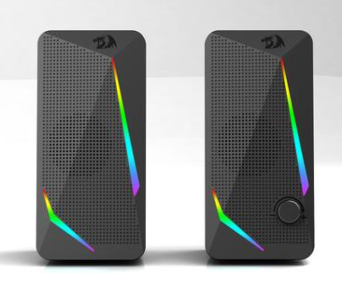 Redragon Waltz GS510 RGB Desktop Gaming Speaker with LED Backlight - Black - Zoom Image 4