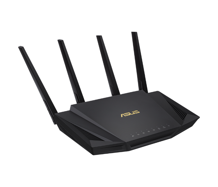 ASUS RT-AX58U AX3000 Dual Band WiFi 6 Router - Black - Zoom Image 3