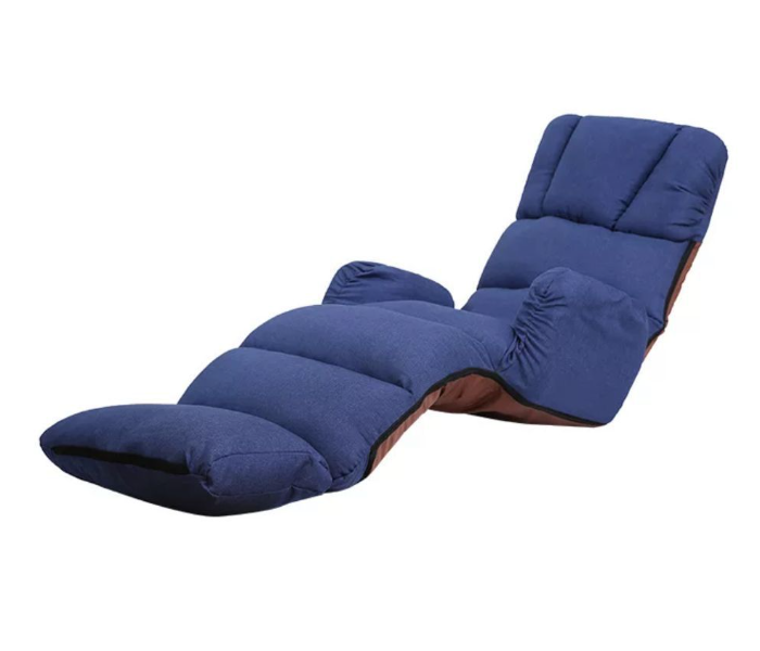 Watiaa Adjustable Padded Floor Sofa - Blue - Zoom Image