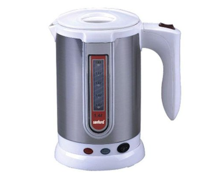 Sanford SF841EK 1.4 Litre Stainless Steel Electric Kettle - Silver - Zoom Image