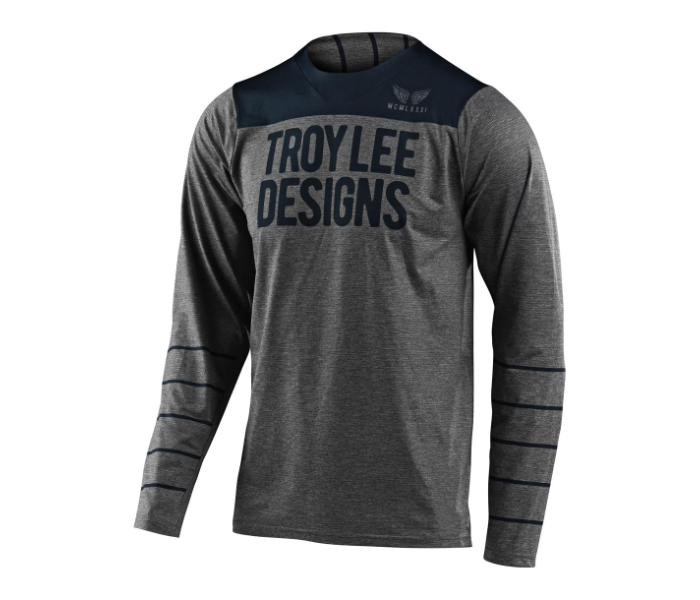 Troy Lee Small Polyester Long sleeve MTB Jersey - Dark Grey - Zoom Image