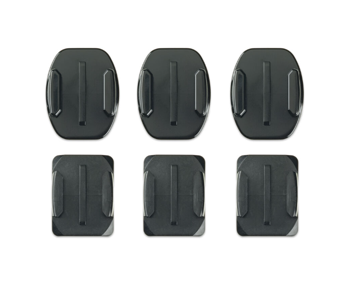 GoPro AACFT-001 6 Piece Curved and Flat Adhesive Mounts - Black - Zoom Image 1