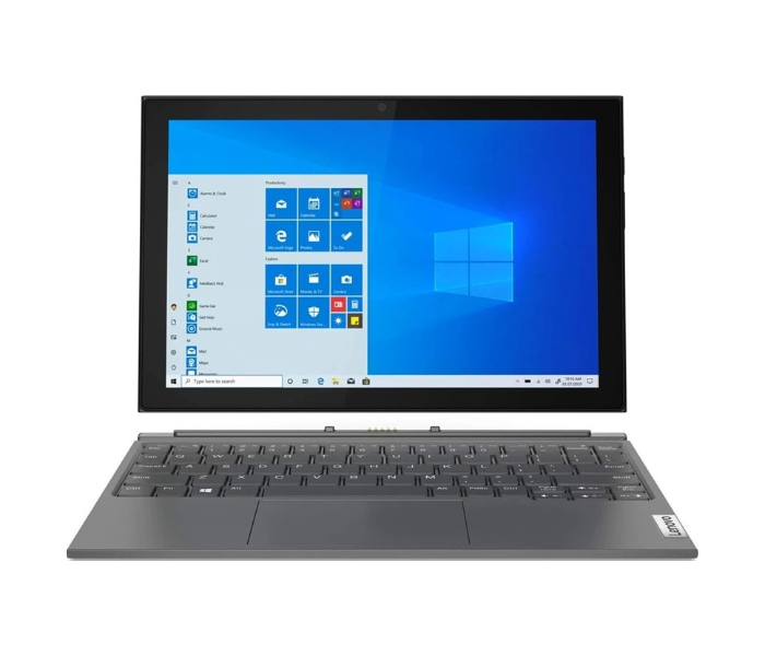 Ideapad Duet 3 82AT0043AX Intel Celeron N4020 4GB RAM 128 GB EMCC 10.3 Inch Touch Screen Windows 10 - Grey - Zoom Image 1