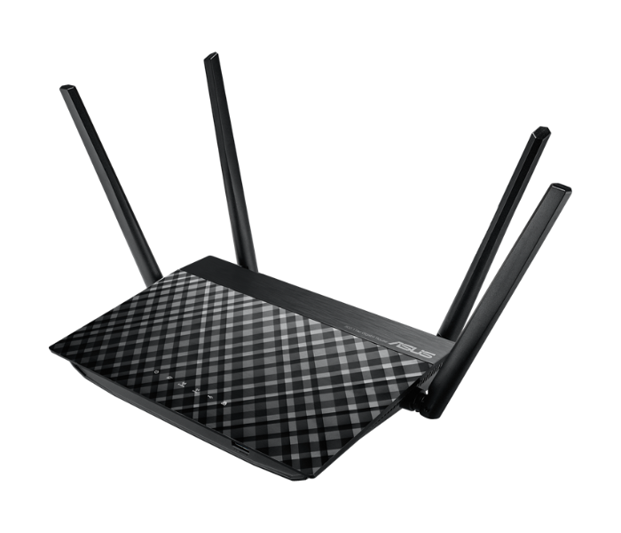 ASUS RT-AC58U AC1300 Dual Band WiFi Router - Black - Zoom Image 1