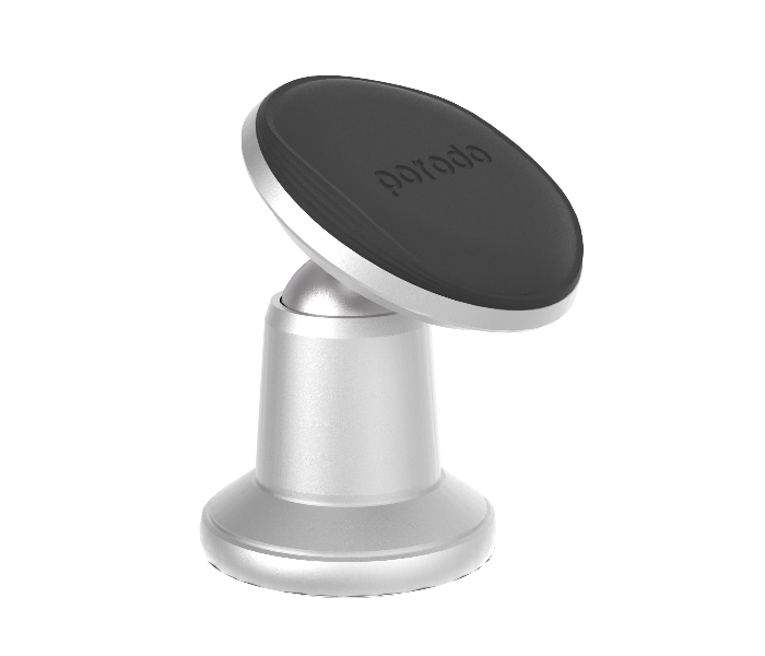 Porodo PD-MM3MDS-SL Mini Magnetic Car Mount Stick-On Holder - Silver - Zoom Image 1