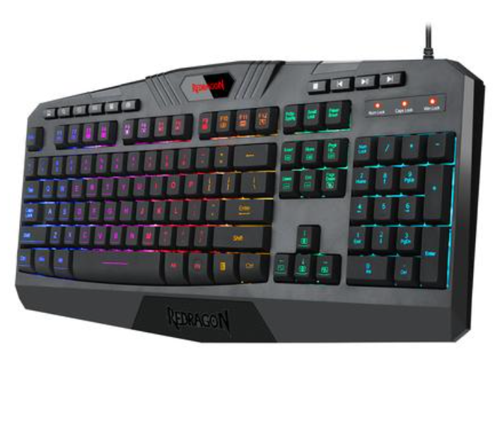 Redragon S101-5 2 in 1 Combo RGB Backlit Wired Gaming Keyboard and Mouse - Black - Zoom Image 4