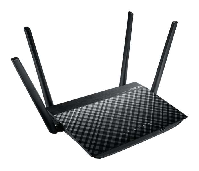 ASUS RT-AC58U AC1300 Dual Band WiFi Router - Black - Zoom Image 3