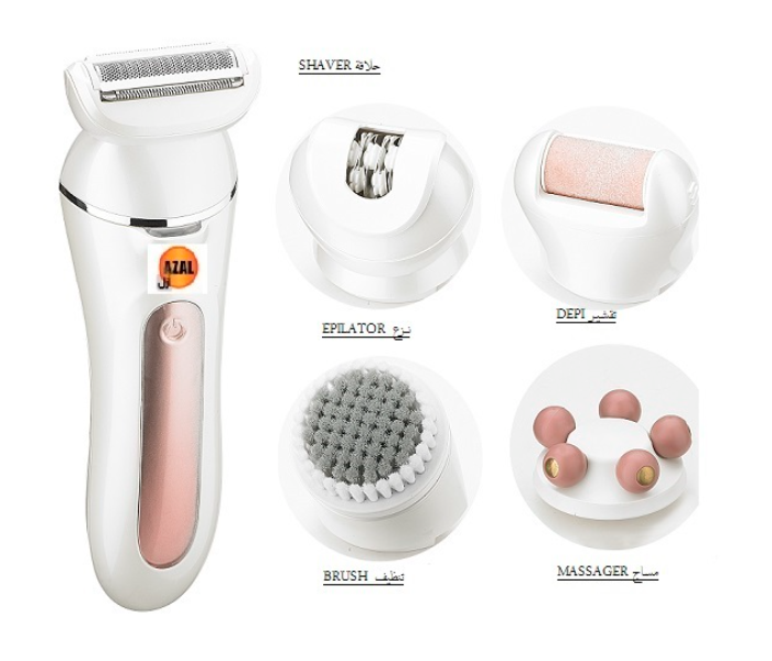 Azal AZHR-471 5 in 1 Hair Removal Kit - White - Zoom Image 3