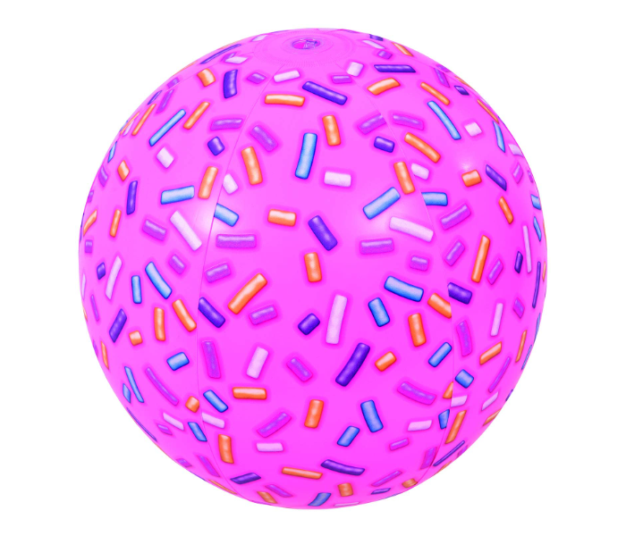 Jilong 57153 Donut Beach Ball - Pink - Zoom Image