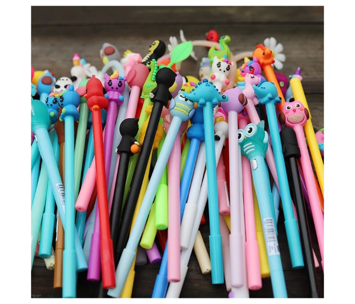 Kawaii 5 pcs Set 0.38-0.5mm Cartoon Gel Pen Kids Gift - Randomly Selected  - Zoom Image 2