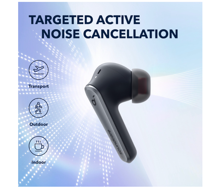 Anker Soundcore Liberty Air 2 Pro True Wireless Earbuds with Active Noise Cancelling - Black - Zoom Image 3