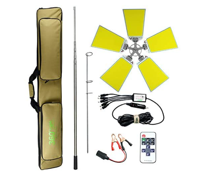 Conpex FR-05 COB KIT 360 Degree Telescopic Waterproof Camping Outdoor LED Light with Carry Bag - Zoom Image 2