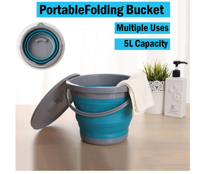 Portable Folding Bucket For Outdoor Camping - Zoom Image 1