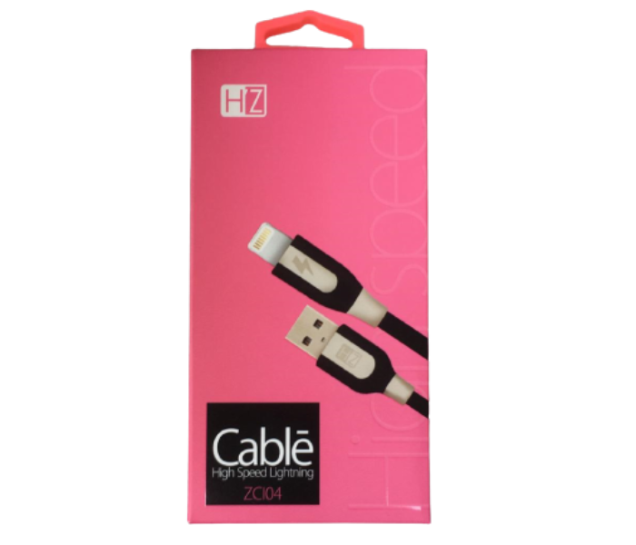 Heatz ZC104 High Speed Cable iPhone Charging Cable -Black - Zoom Image 2