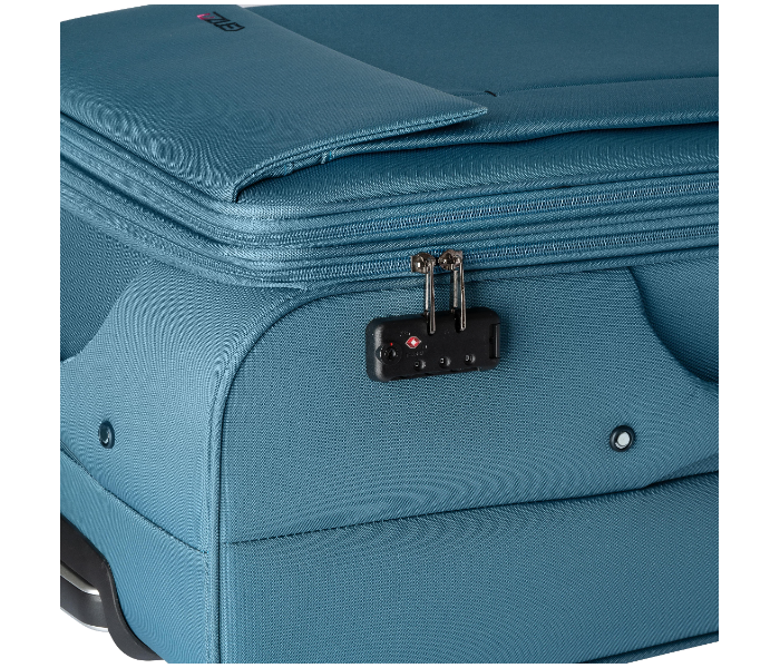 Kenza SV362 3 Piece Drift Softside Expandable Luggage Bag Set with Built-In TSA Lock and Spinner Wheels - Blue - Zoom Image 4