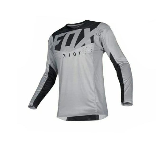 Fox Large Long Sleeve MTB Jersey - Light Grey - Zoom Image