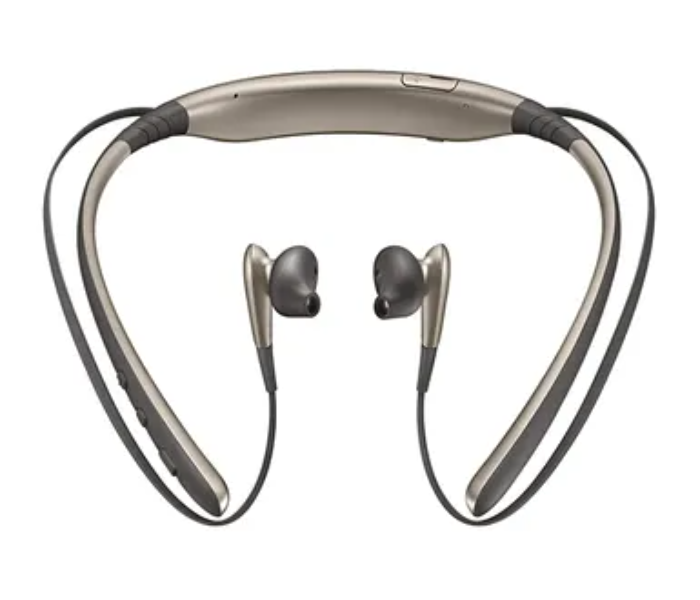 Generic Level U Wireless Bluetooth Neckband Headset with Collar Noise Cancelling - Gold - Zoom Image 3