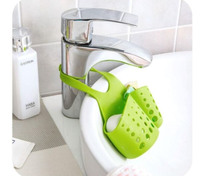 GTC 22000642 2 Pcs Kitchen Sponge Holder Sink Caddy Silicone - Green - Zoom Image 4