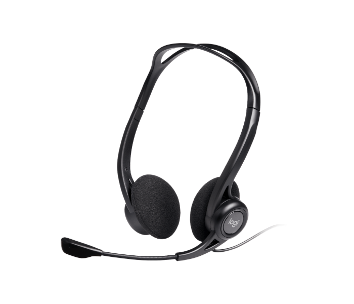 Logitech 960 USB Headset - Black - Zoom Image 1