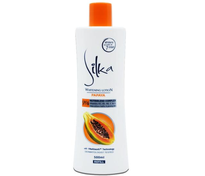 Silka 64704 Lotion Papaya Whitening Lotion Refill 500ml   - Zoom Image