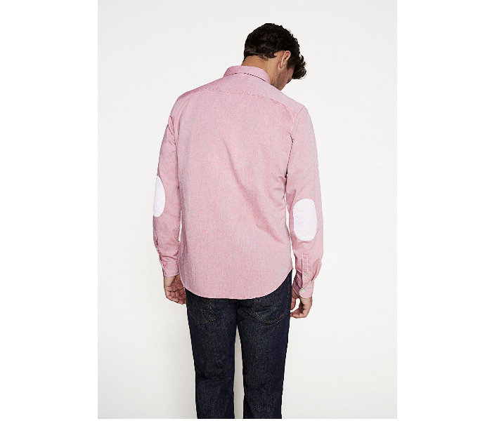 Springfield 027480161 XXL Long Sleeve Plain Shirt for Men - Pink - Zoom Image 3